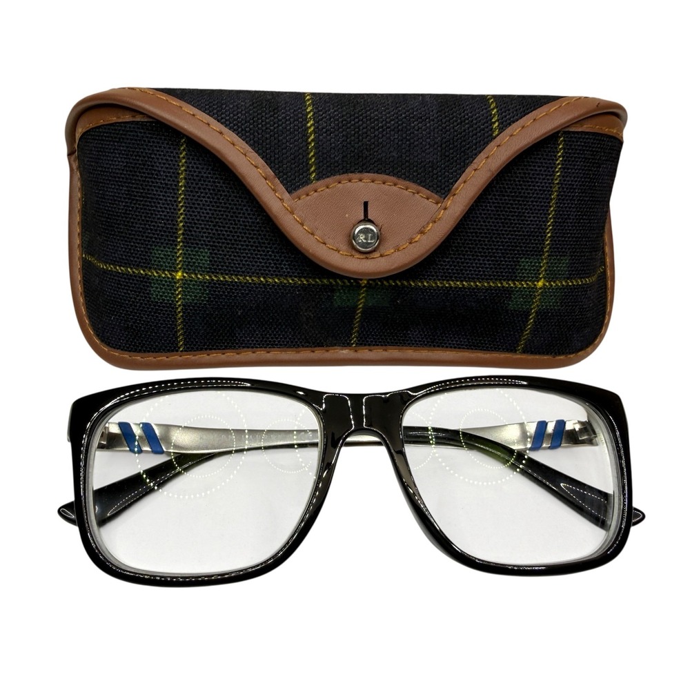 Polo Ralph Lauren PH 4088 Black Rectangle Eyeglasses Frames w/ Case 55-17-145